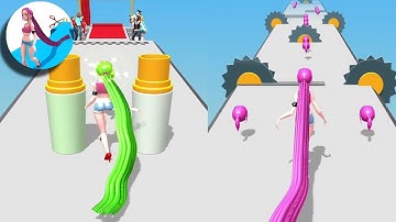Hair Rush All Levels Gameplay Walkthrough Android,IOS New Update Levels  1-2