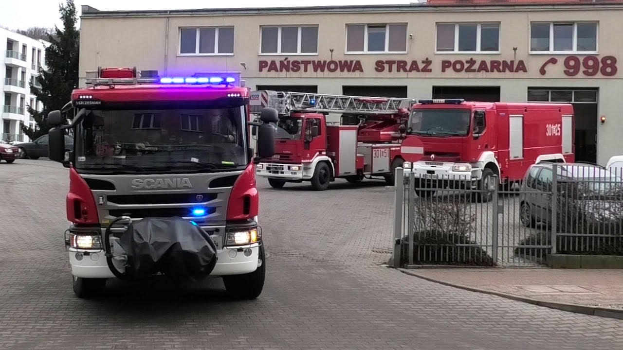 RARE - Engine 301, NEW Rescue 301, Tanker 301 and Ladder 301 responding to a fire!