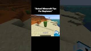 "Minecraft tips for absolute beginners"