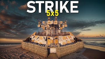 The STRIKE *ANTISIEGE* - HEFTY 5X5 for a Large group & Zerg! | Antisiege & Attack Helicopter Garage!