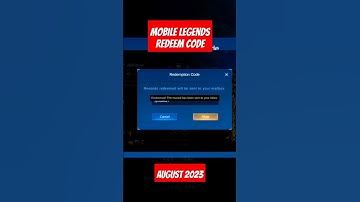 ML Redeem code August 07, 2023 - Mobile Legends New Diamond Redeem code #mobilelegend #redeemcode