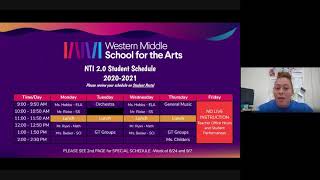 WMSFA Student Schedule Presentation