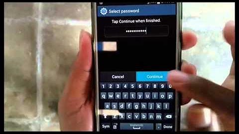 Samsung Galaxy s4 : How to lock screen with password (Android Kitkat)