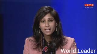 Gita Gopinath; World Economic Outlook January 2021, International Monetary Fund