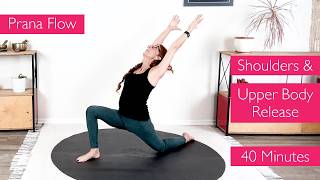 40-Min Prana Flow Yoga for Shoulders & Upper Body Release | Carla Gentile Yoga