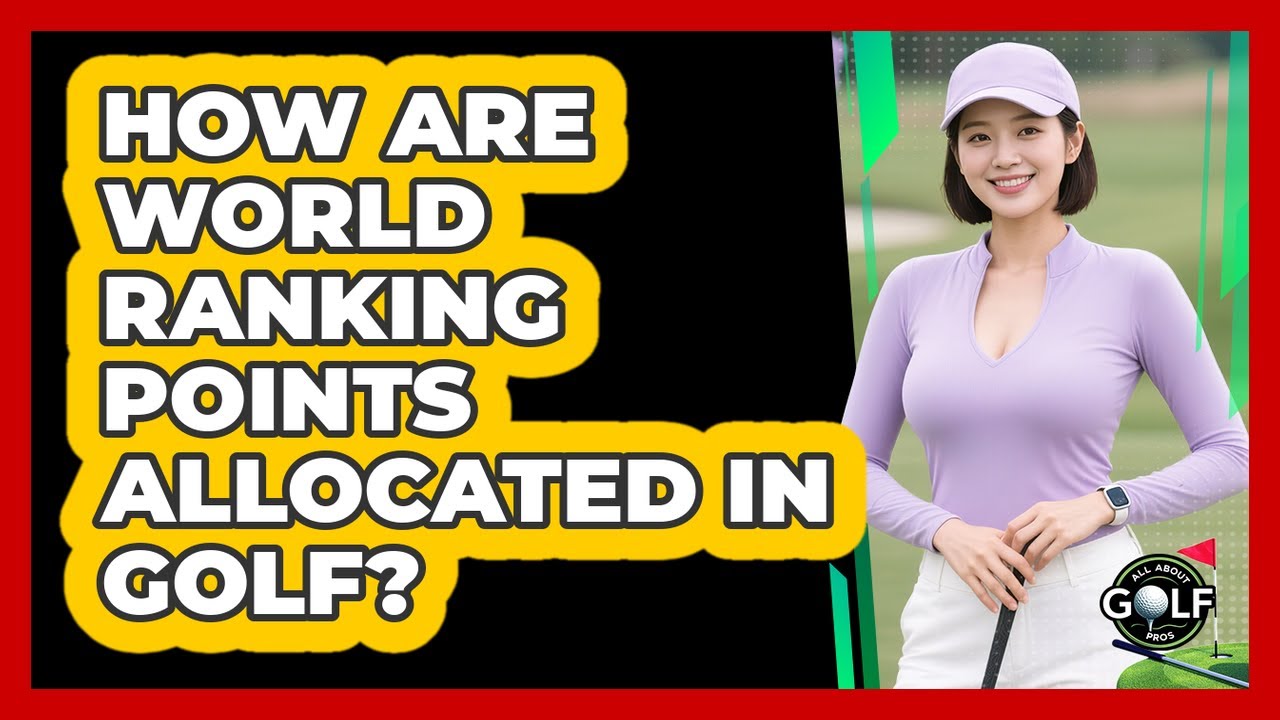 Golf Rsa Ranking Points How Are World Ranking Points Allocated In Golf? - YouTube