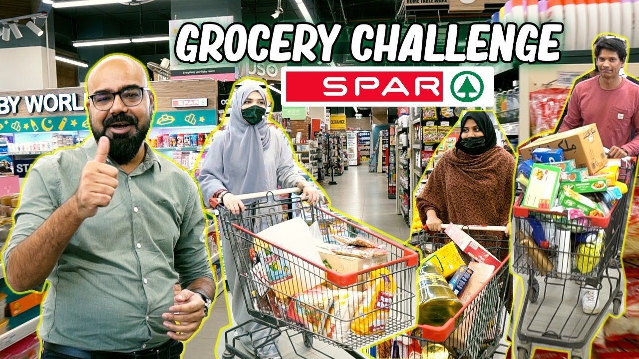 Grocery Challenge - Spar Supermarket | Junaid Akram