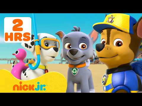 Paw Patrol | ¡Misiones de rescate en la playa con PAW Patrol! 🔥🌊 | 120 Minutos | Nick Jr. en Español