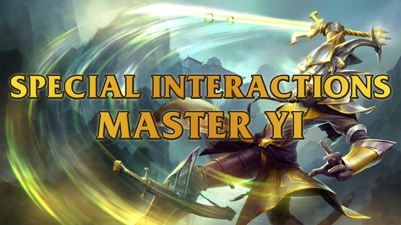 Master Yi And Wukong Special Interactions League Of Legends - YouTube