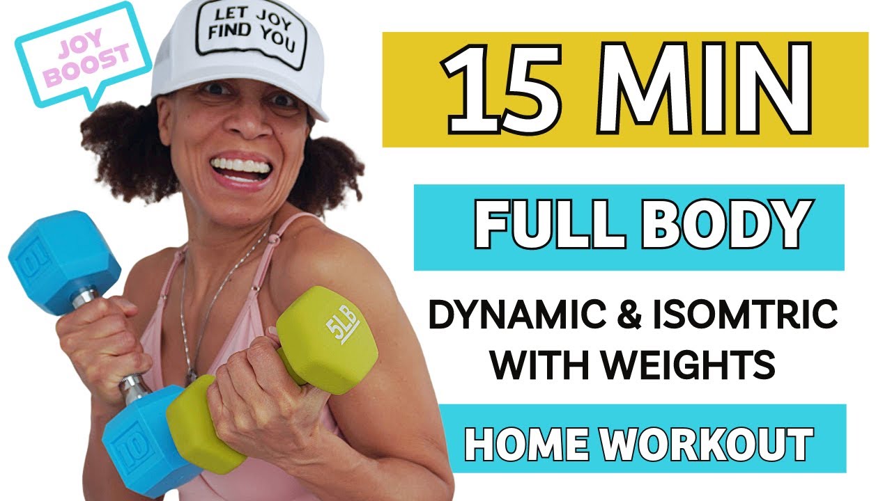 15 MIN FULL BODY WORKOUT 3 DIFFERENT WEIGHTS & CARDIO BURSTS 👉🏽 How to ...