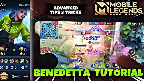 BEGINNERS BENEDETTA TUTORIAL | BENEDETTA GAMEPLAY | Mobile Legends