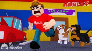 Escape The Pet Store Roblox Obby Youtube - ethangamer on twitter my first at roblox game https