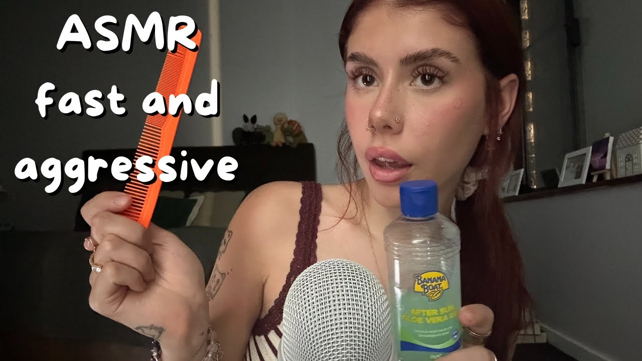 ASMR  your FAVOURITE fast and aggressive triggers for sleep 💕
