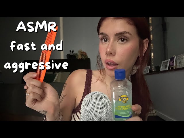 ASMR  your FAVOURITE fast and aggressive triggers for sleep 💕