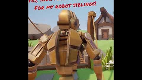 Robot Third Person Story Adventure: New Game Idea in Unreal Engine