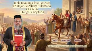 Bible Reading Class Podcast, Fr Rajan K Abraham, 1st June 2026