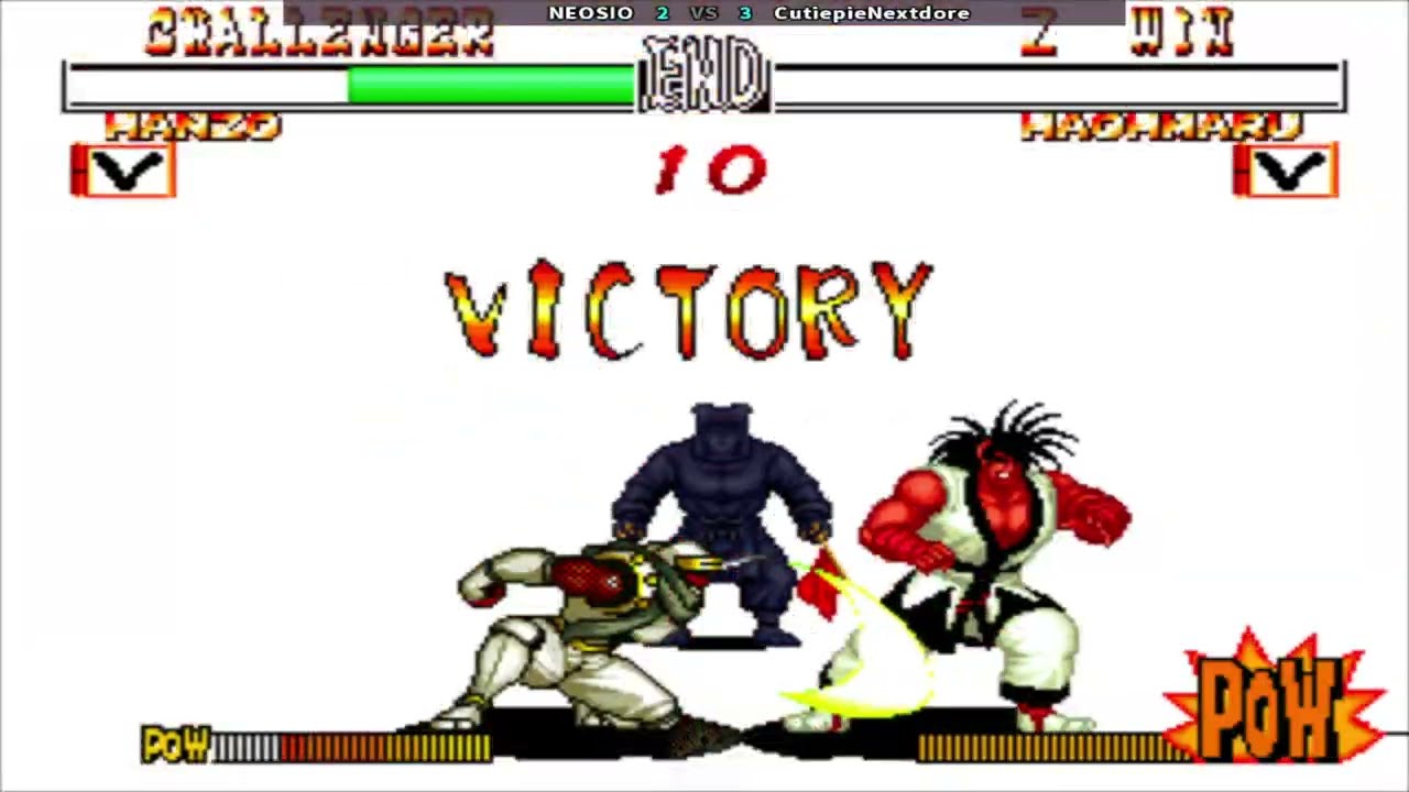 Samurai Shodown II NEOSIO (KR) Vs CutiepieNextdore (KR) || Play Date 11 Aug 25