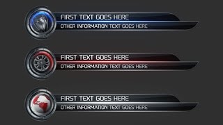 Sport ID Lower Thirds /// After Effects Template