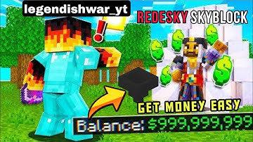 EASY WAY TO GET 1M IN REDESKY HYPIXEL SKYBLOCK IN HINDI #redeskysykblock #redesky #hypixelskyblock