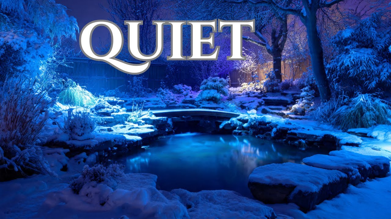 Piano Sleep Music for Deep Relaxation | Winter Night Garden - YouTube