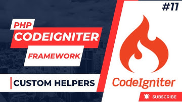 Codeigniter Tutorial in Hindi - 11 | 2023 Custom Helpers in codeigniter - 3 #codeigniter