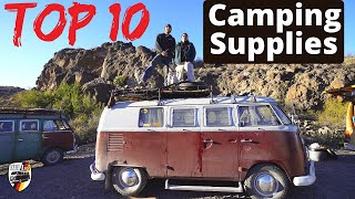 You Need These 10 Things When Camping in a Bus or a Van!