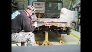 M151A2 rear panel repair.wmv