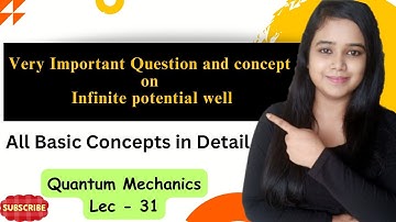 Important Question and concept on 1D potential well. ||Quantum mechanics #csirnet  #quantumphysics