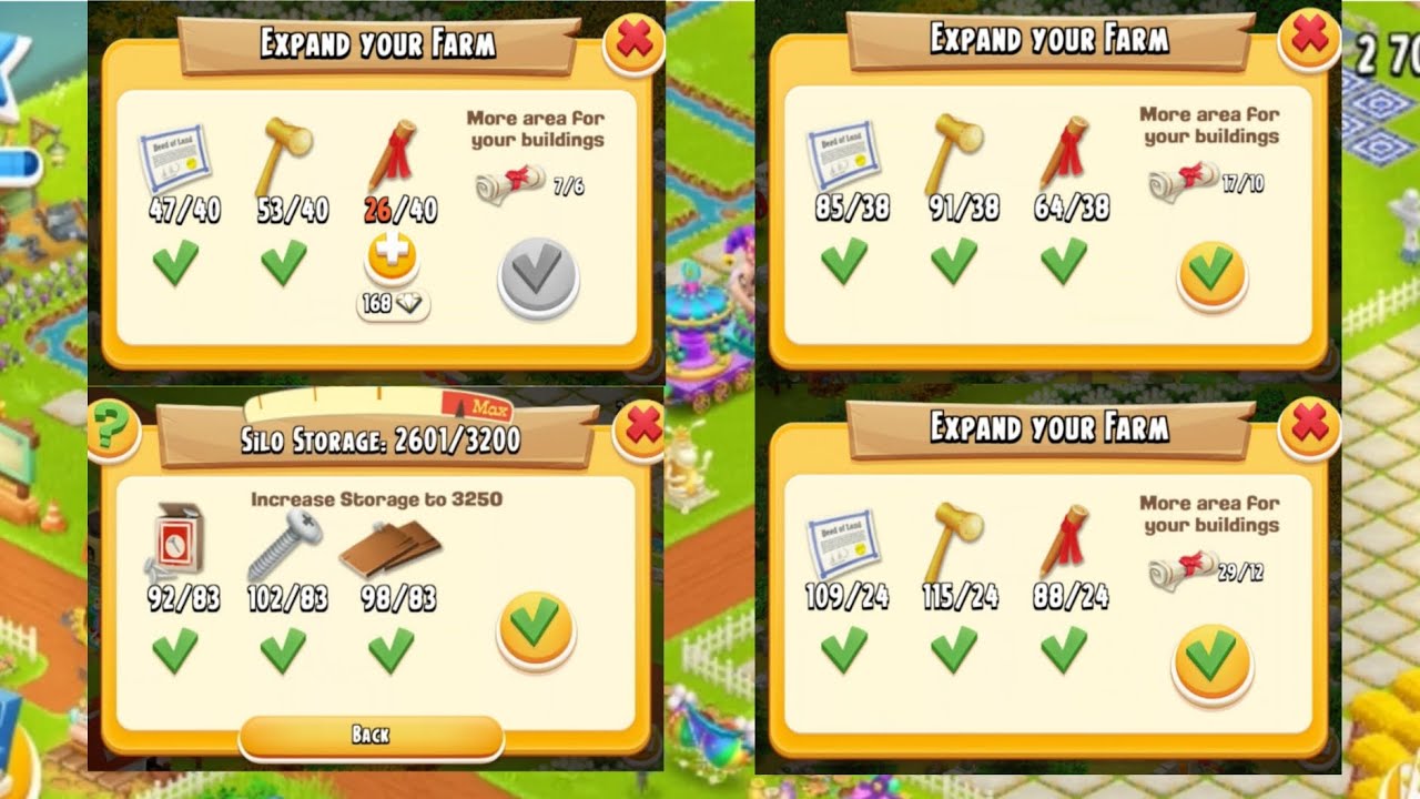 Hay Day Loading hay Day silo storage and building - YouTube
