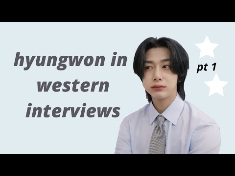 Hyungwon In Western Interviews Pt. 1