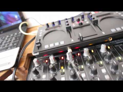 Korg Kaoss Dj controller DEMO with Native Instrument Traktor and vinyl decks and Virtual DJ Korg Kaoss Dj controller DEMO with Native Instrument Traktor and vinyl decks and Virtual DJ