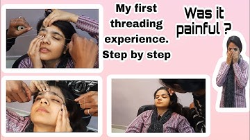 || My first threading experience | Was it painful 😢 😳 | My new look | Raunak Jha || #threading
