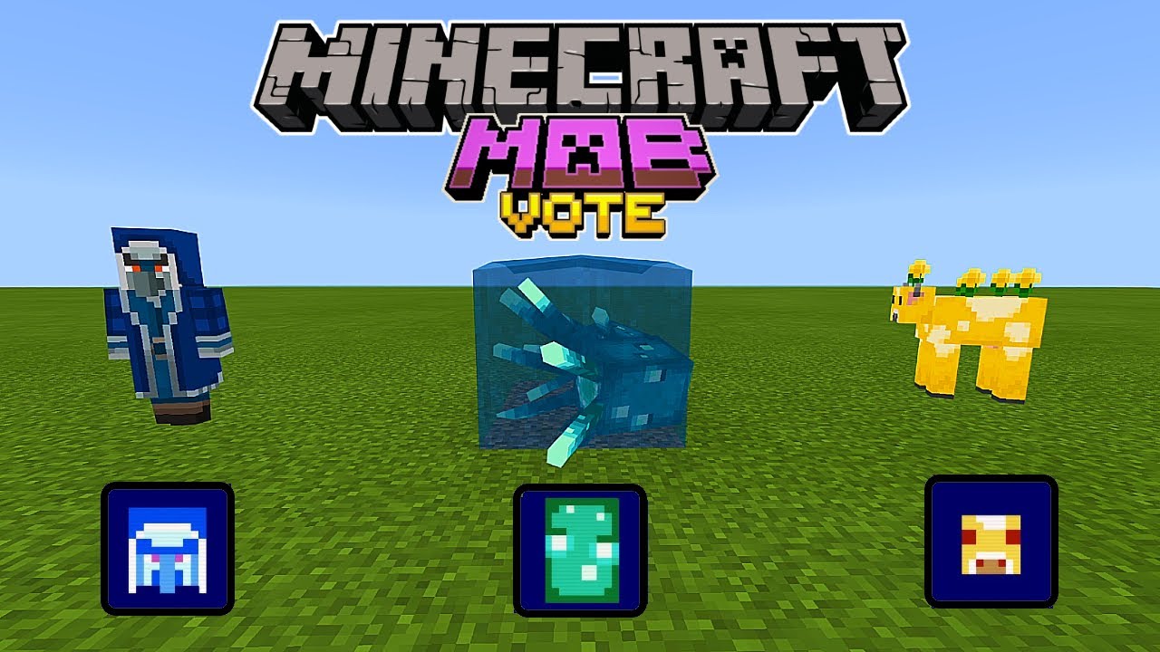 Minecon live 2020 Mob VOTE! (What's THE Best Mob To pick) - YouTube