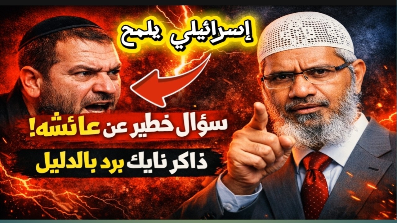 إسر.ائيلي يسأل ويلمح على زواج عائشة من النبي محمد وهي صغيرة - ذاكر نايك Dr Zakir Naik