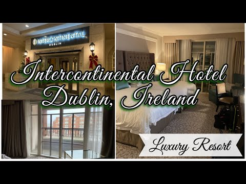 Intercontinental Hotel Dublin, Ireland ☘️  Room Tour with Balcony , Dinner we Ate , Breakfast Buffet