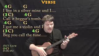 Uncle John's Band (Grateful Dead) Bariuke Cover Lesson in G with Chords/Lyrics screenshot 4