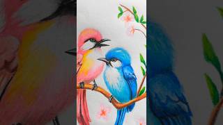 romantic bird drawing ❤️#romanticdrawing #birddrawing #lovedrawing #art #drawing