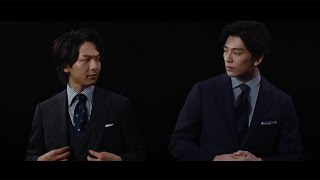 中村倫也×新田真剣佑、クールなスーツ姿で颯爽と　「東京シティ競馬」新CM＆メーキング映像が公開