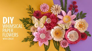 Whimsical Paper Flowers Assembly Tutorial and Templates