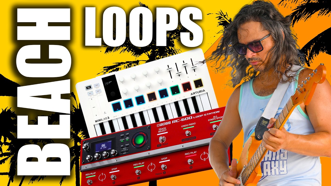 Making music by the pool at Marriott Resort | Sand Key, FL |  #livestreaming #livelooping