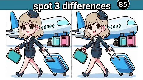 Challenge Your Observation Skills: Only 2% Can Spot 3 Differences #brainteasers