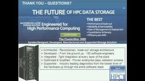 HPC Storage - Breaking the Bottleneck