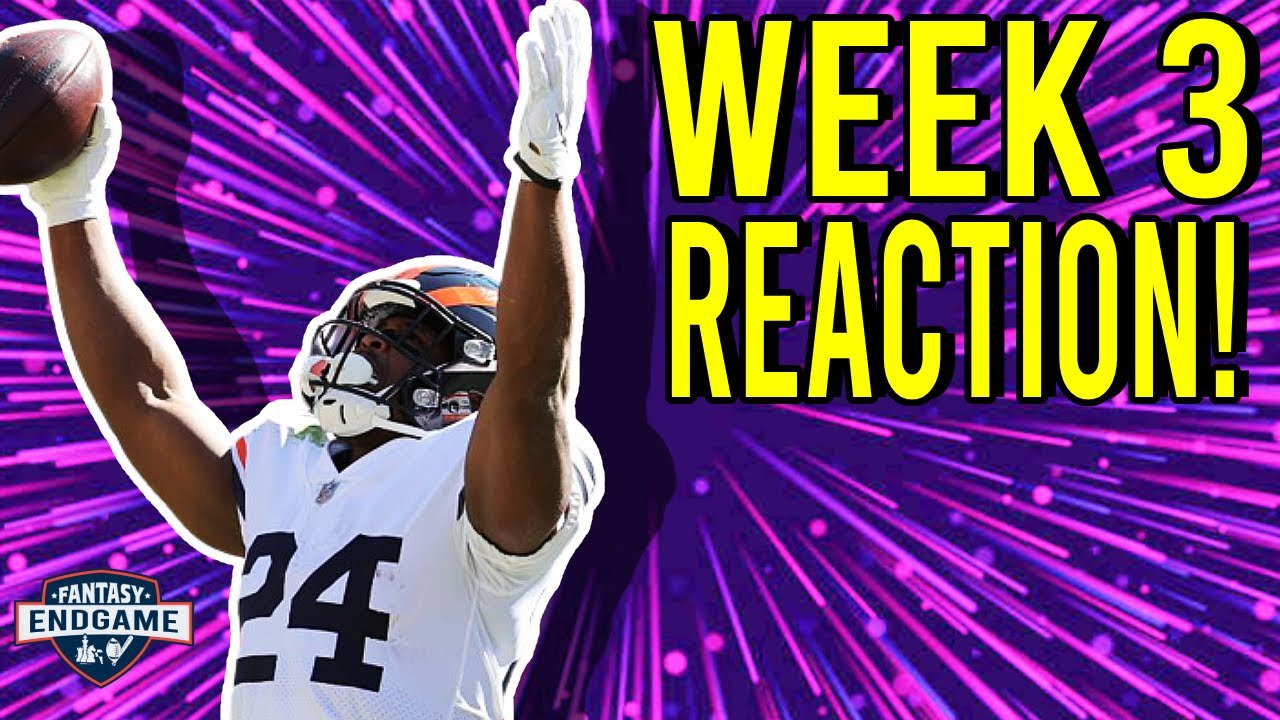 Live INSTANT REACTION To Week 3 Fantasy Football YouTube live-instant-reaction-to-week-3-fantasy-football-youtube