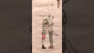 BLONDE JAZ & WHITE LEGOSHI Happy Tears (Anime Art) #beastars #shorts