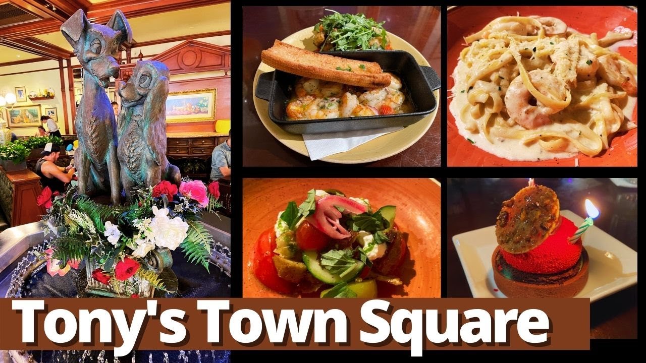 Tony's Town Square Restaurant Magic Kingdom - YouTube