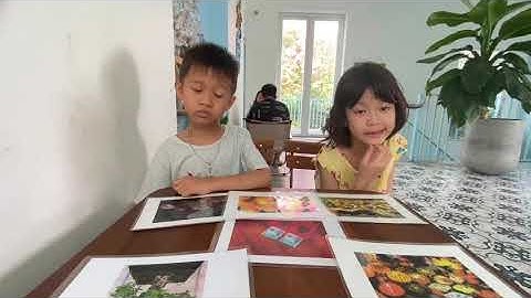 Tiếng Anh Giao Tiếp Trẻ Em Tại Phan Thiết: James and Mie practice talking about Tet Holiday