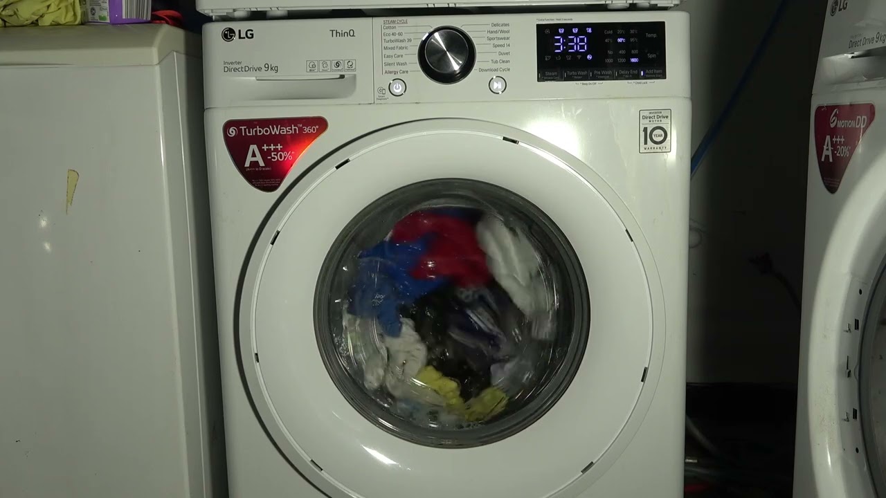 Cotton Standard Eco 60'c - LG Turbowash 360 AI DD