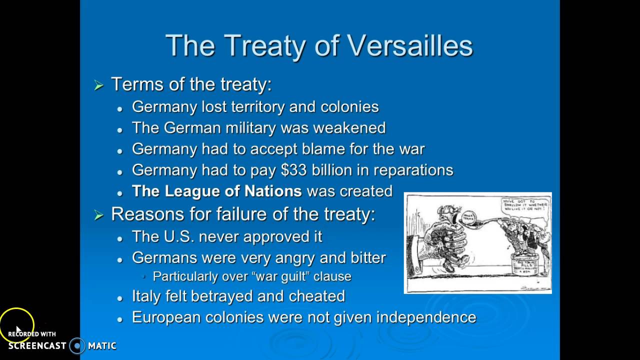 outcome of wwi youtube outcome of world war 1