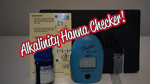 4k How to use Alkalinity Hanna Checker