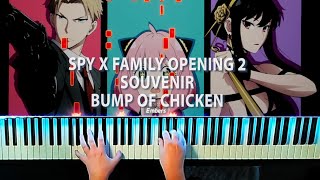 SPY X Family Part 2 Opening - Souvenir by Bump of Chicken Piano Cover @NickPiano